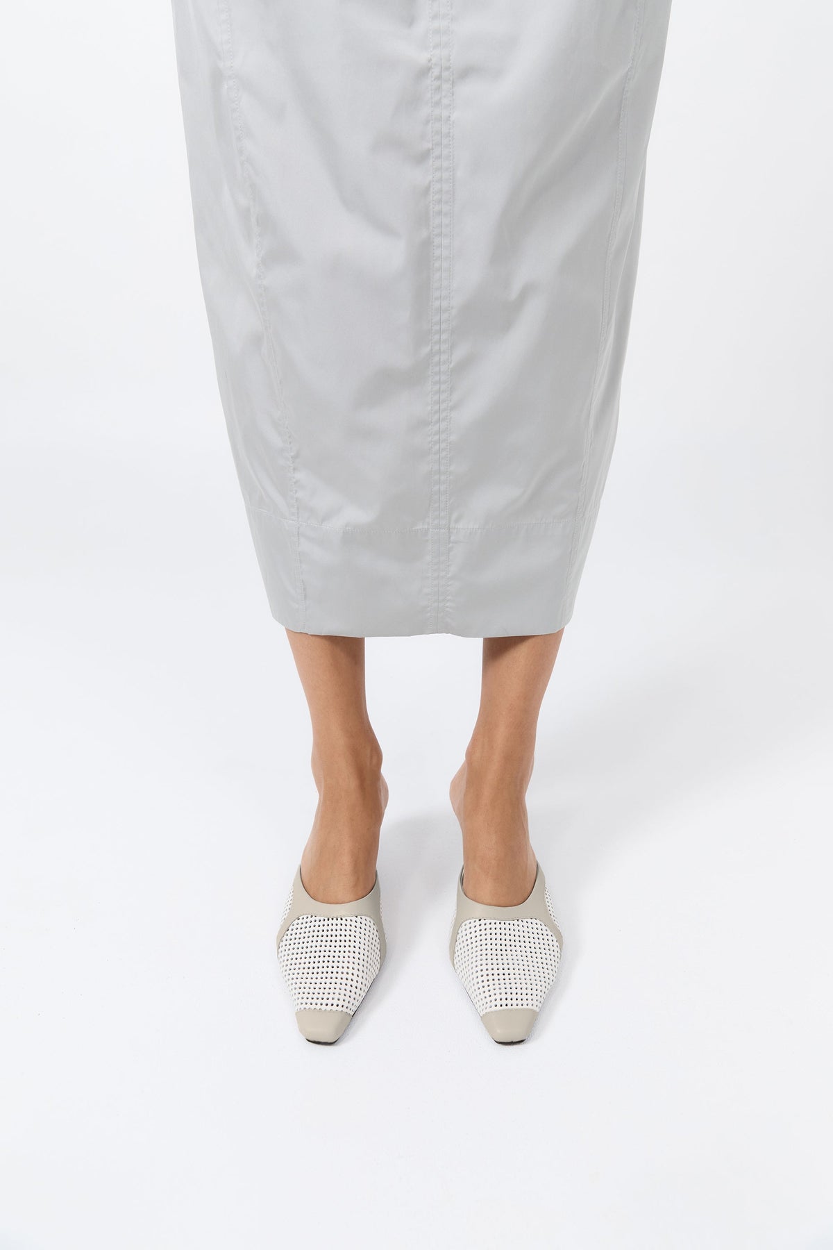 Perforated Heel - Off White