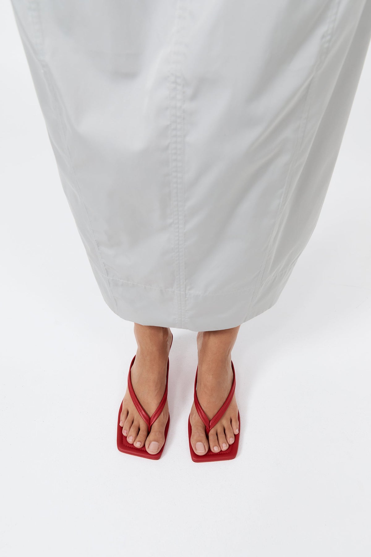 Thong Detail Heel - Rosso