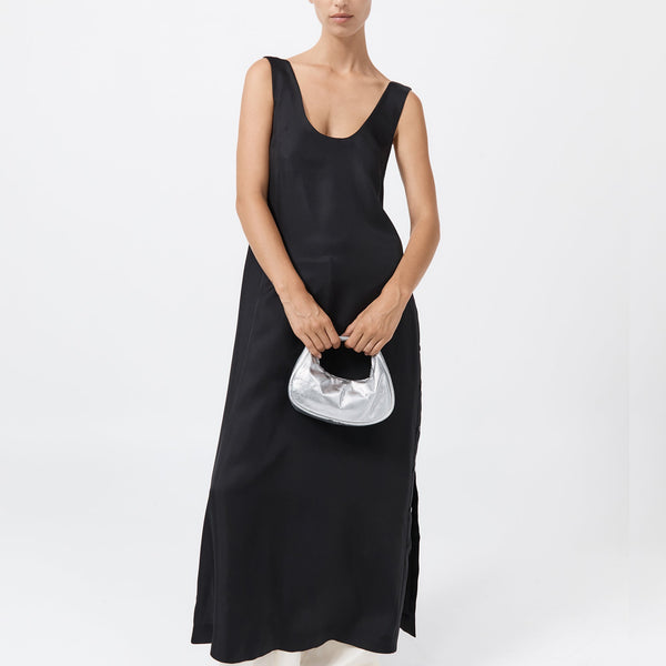St. Agni | Perforated Mini Bon Bon Bag - Silver