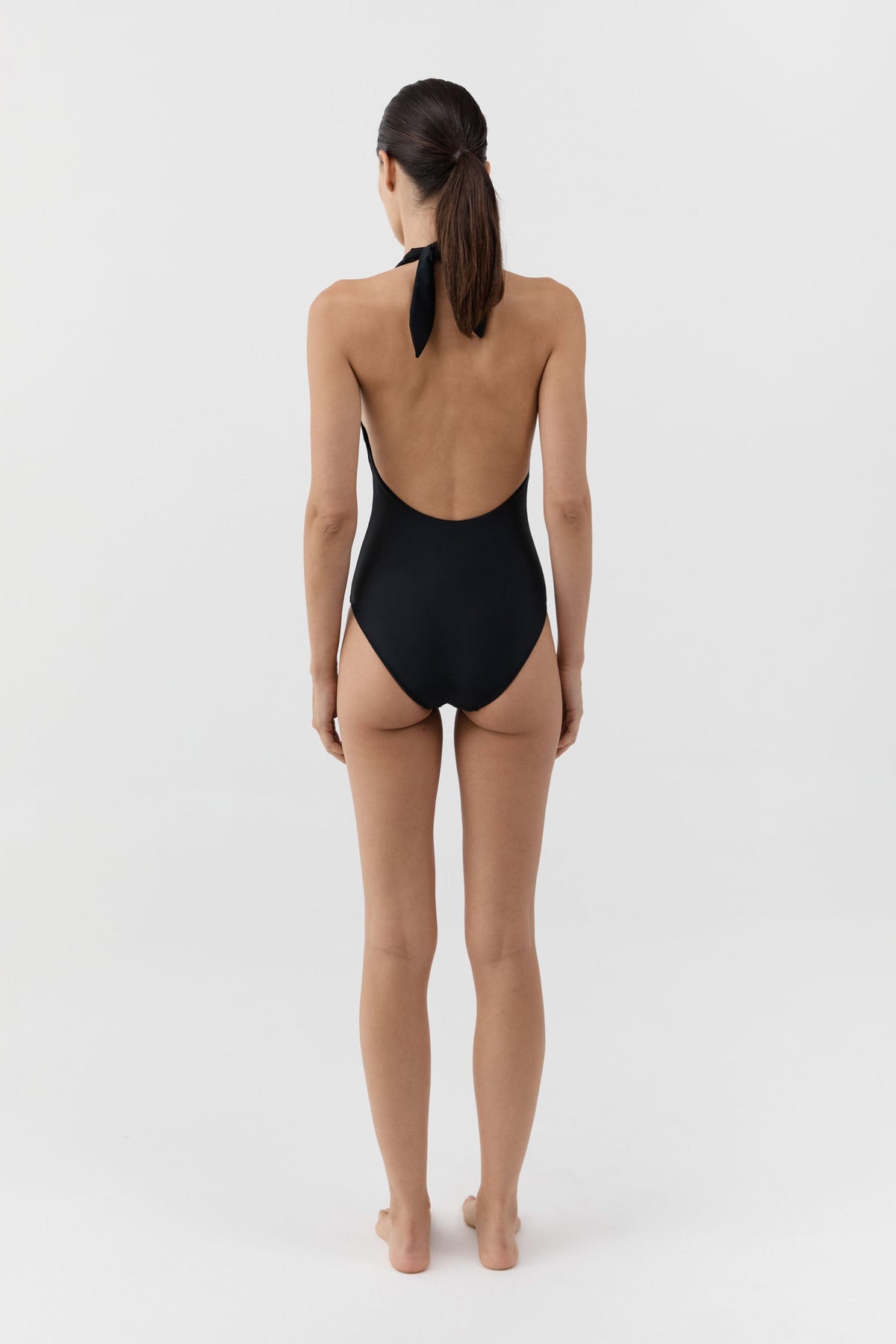 90s Halter One Piece - Black