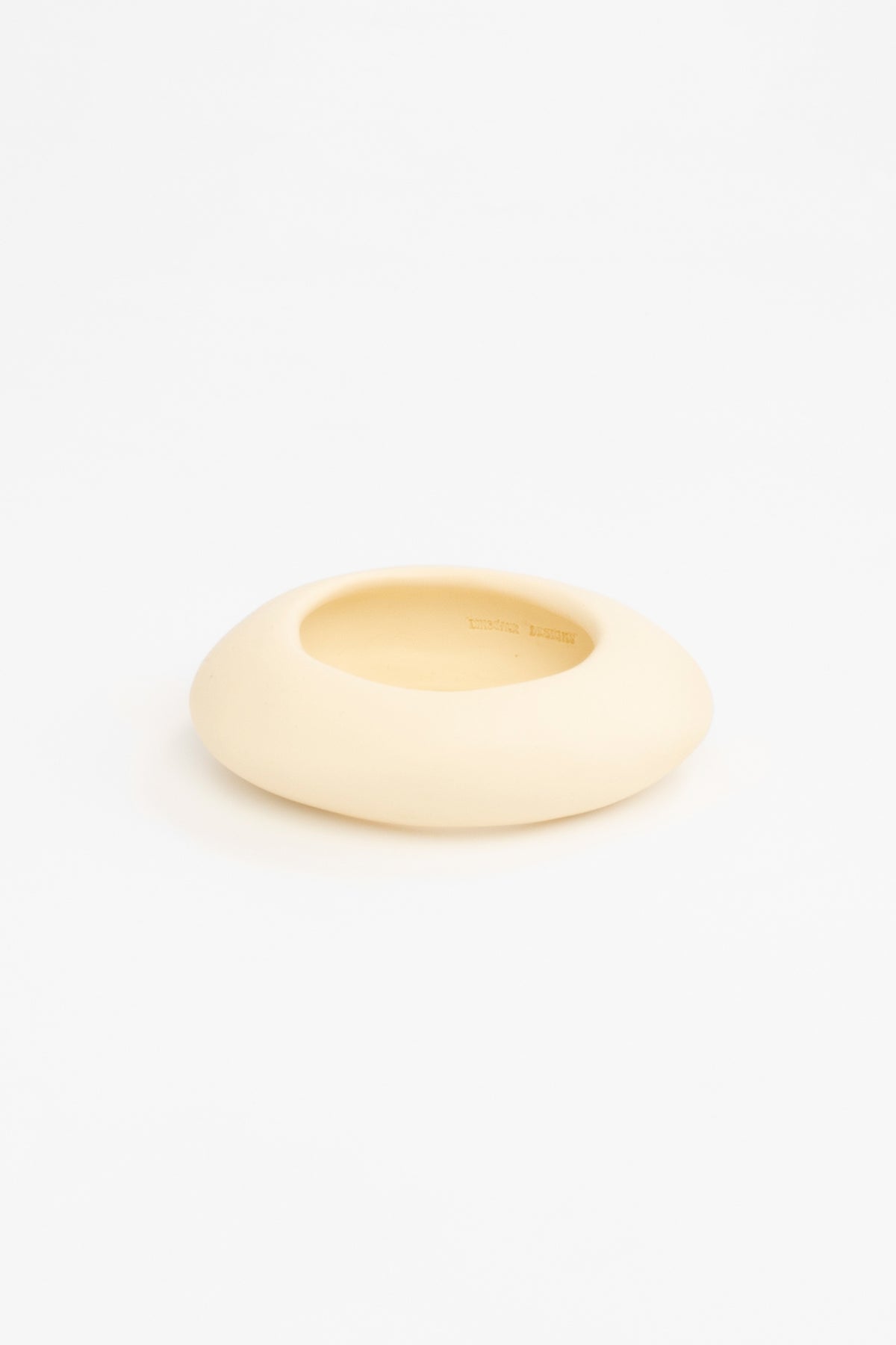 Medium Rock Bangle by Dinosaur Designs - Cream