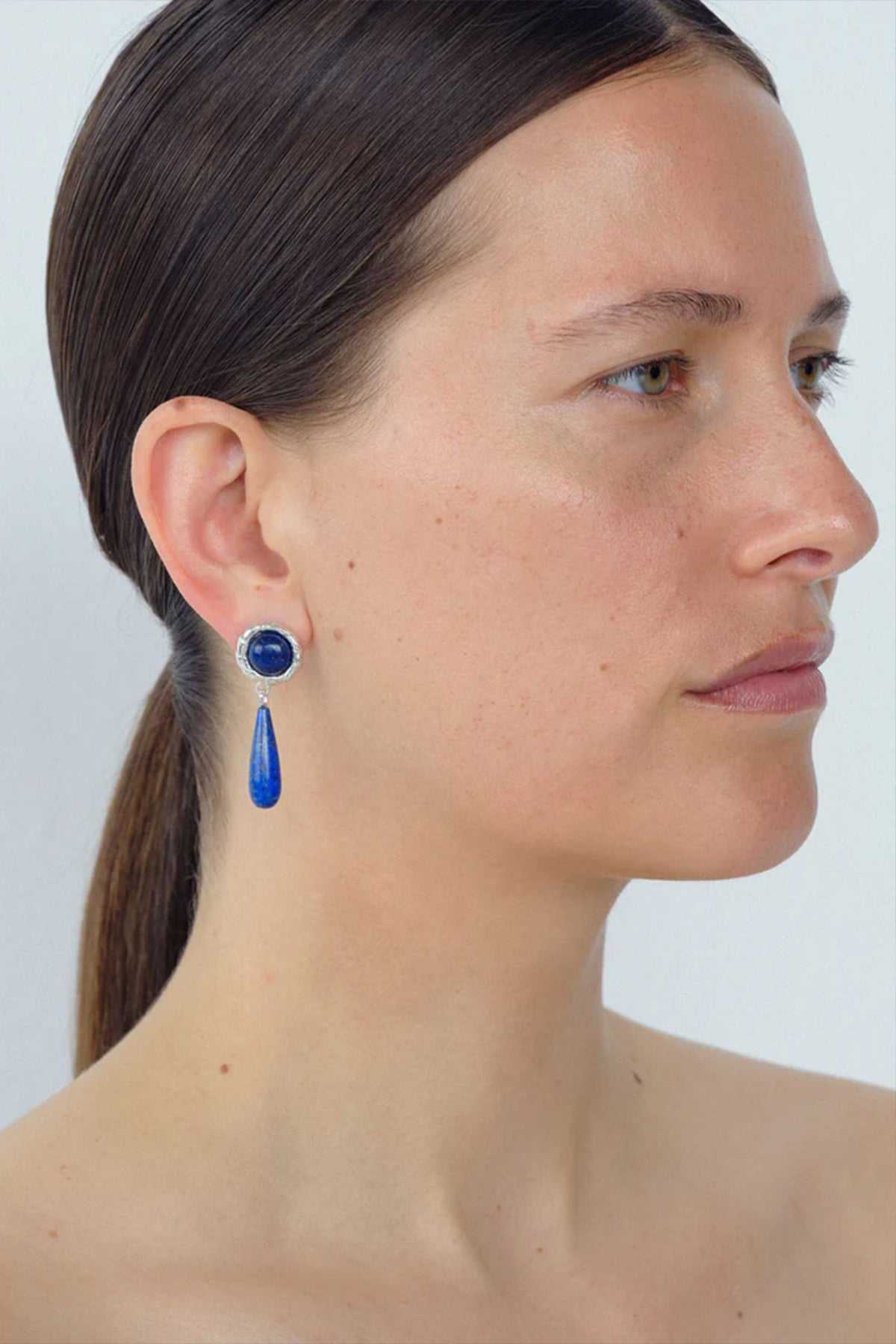 Emma Earrings by Corali - Lapis