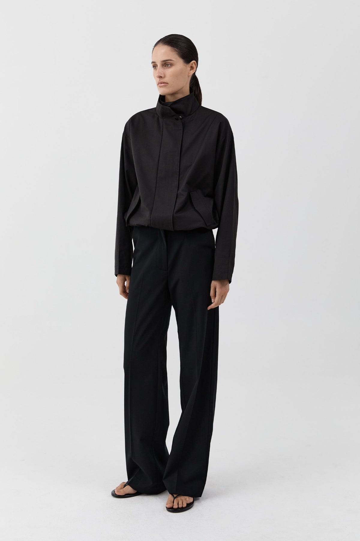 Canvas Flight Jacket - Black