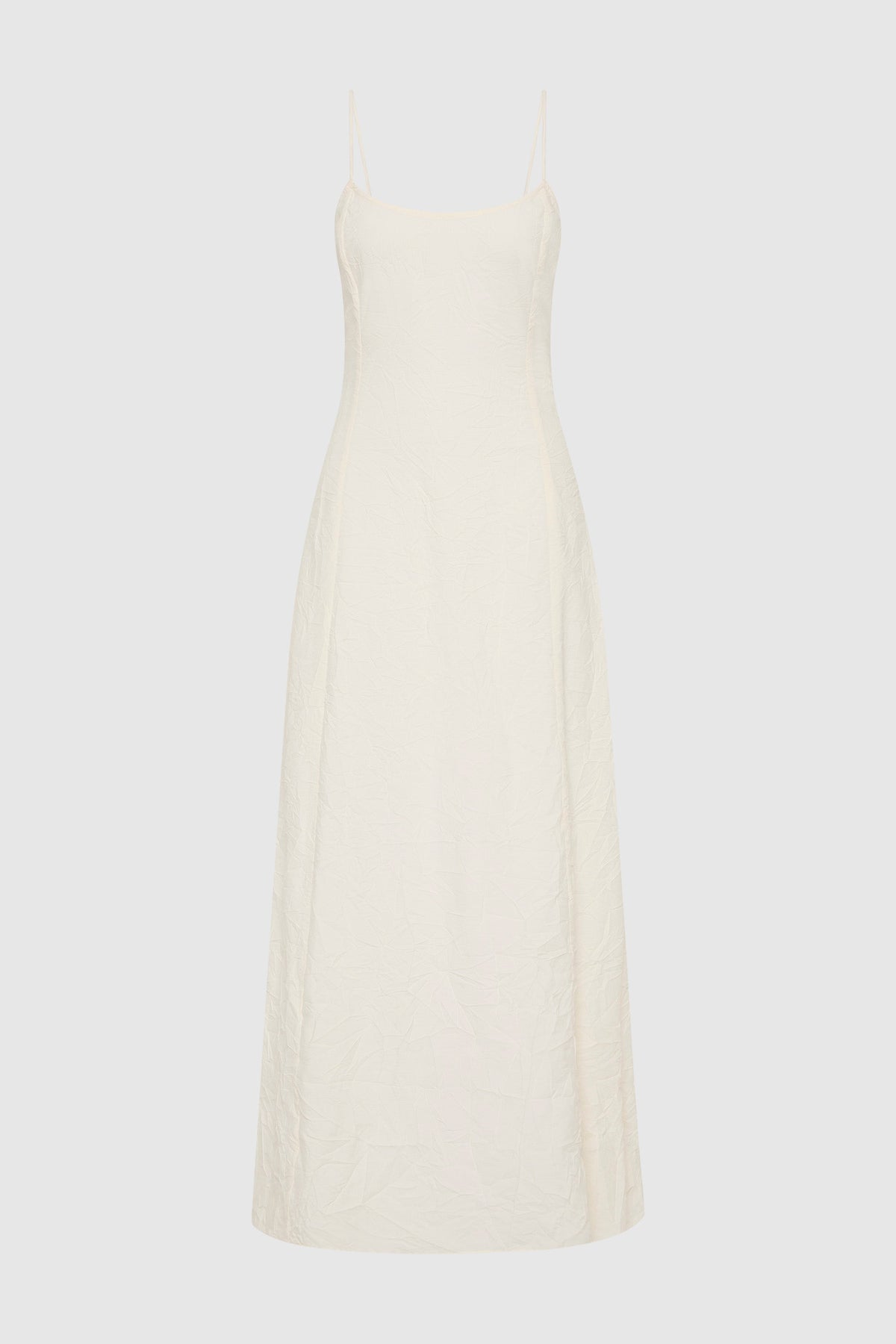 90s Crushed Silk Slip Dress - Talco - Ghost