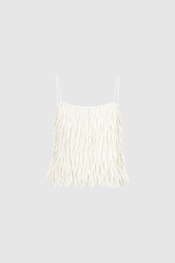 Fringe Tie Top - Talco