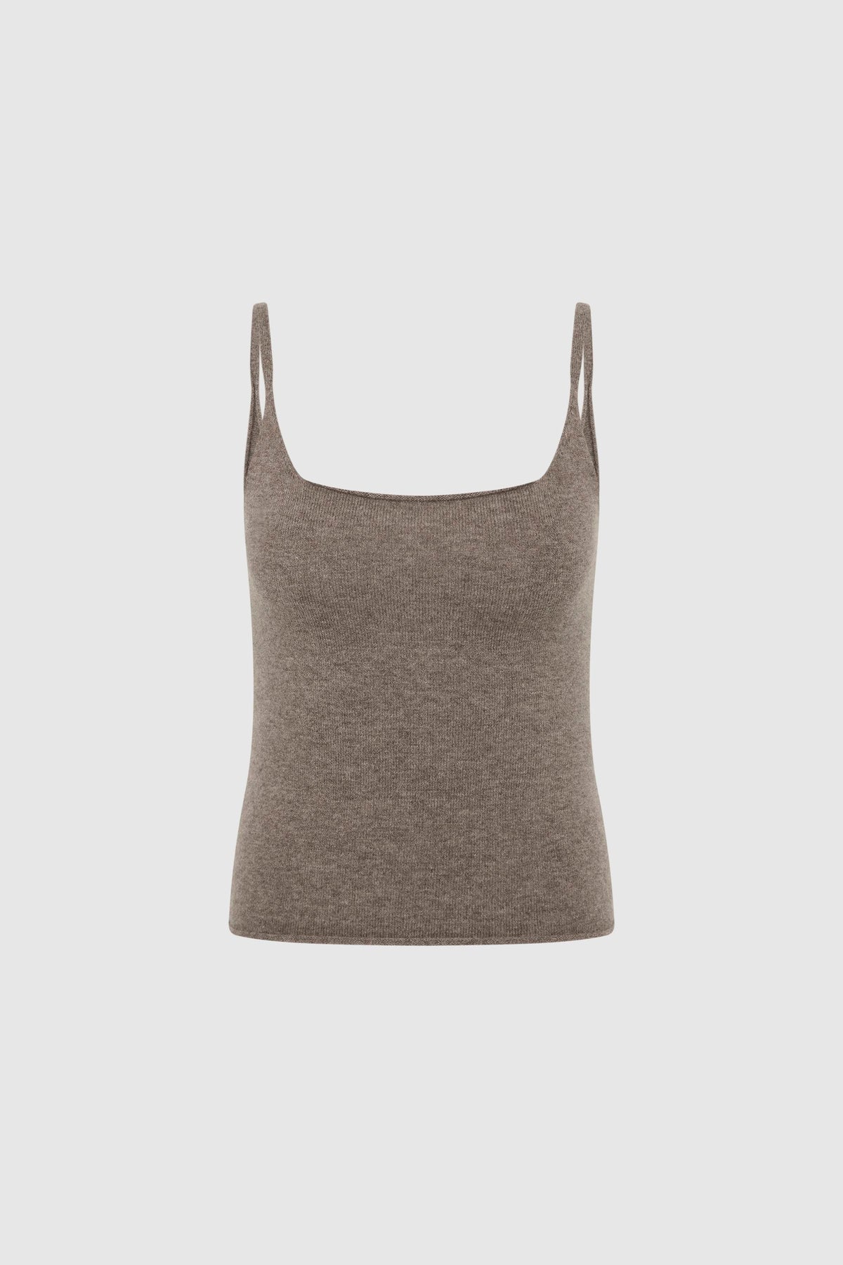 Merino Wool Slim Tank - Vapor