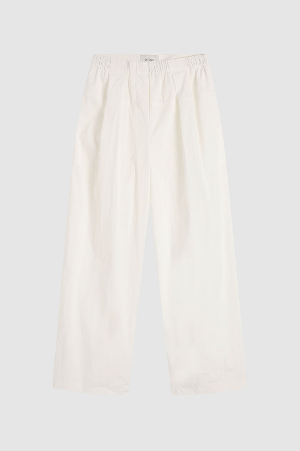 Relaxed Pleat Pants - Off White