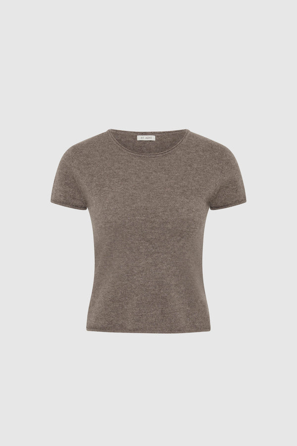 Fine Merino Wool Baby Tee - Vapor