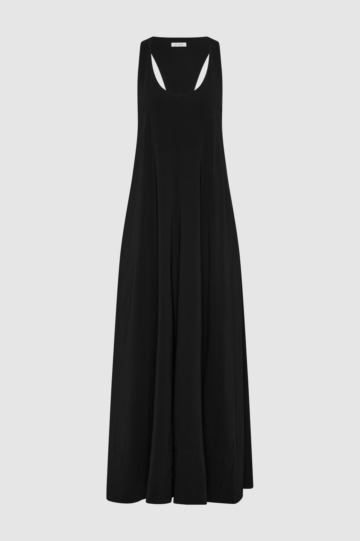Fluid Tank Dress - Black