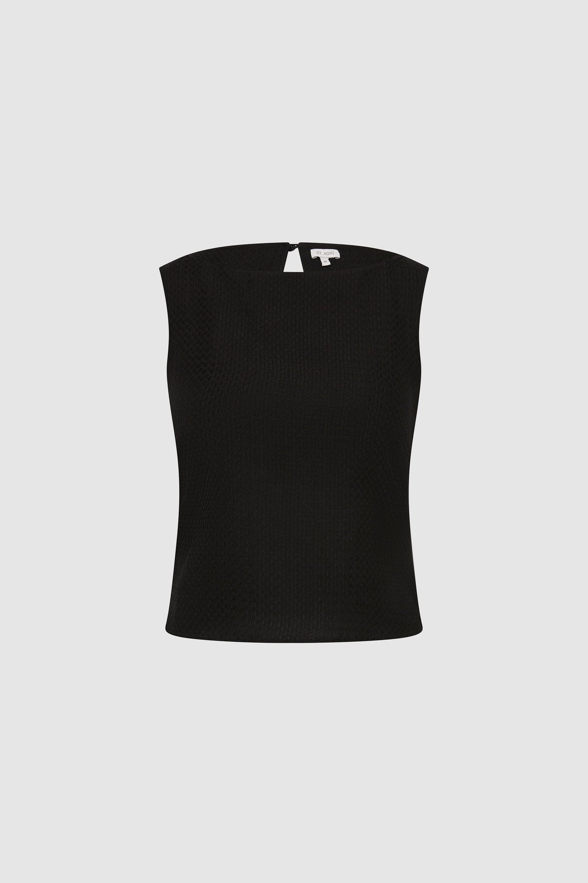 Textured Weave Top - Black