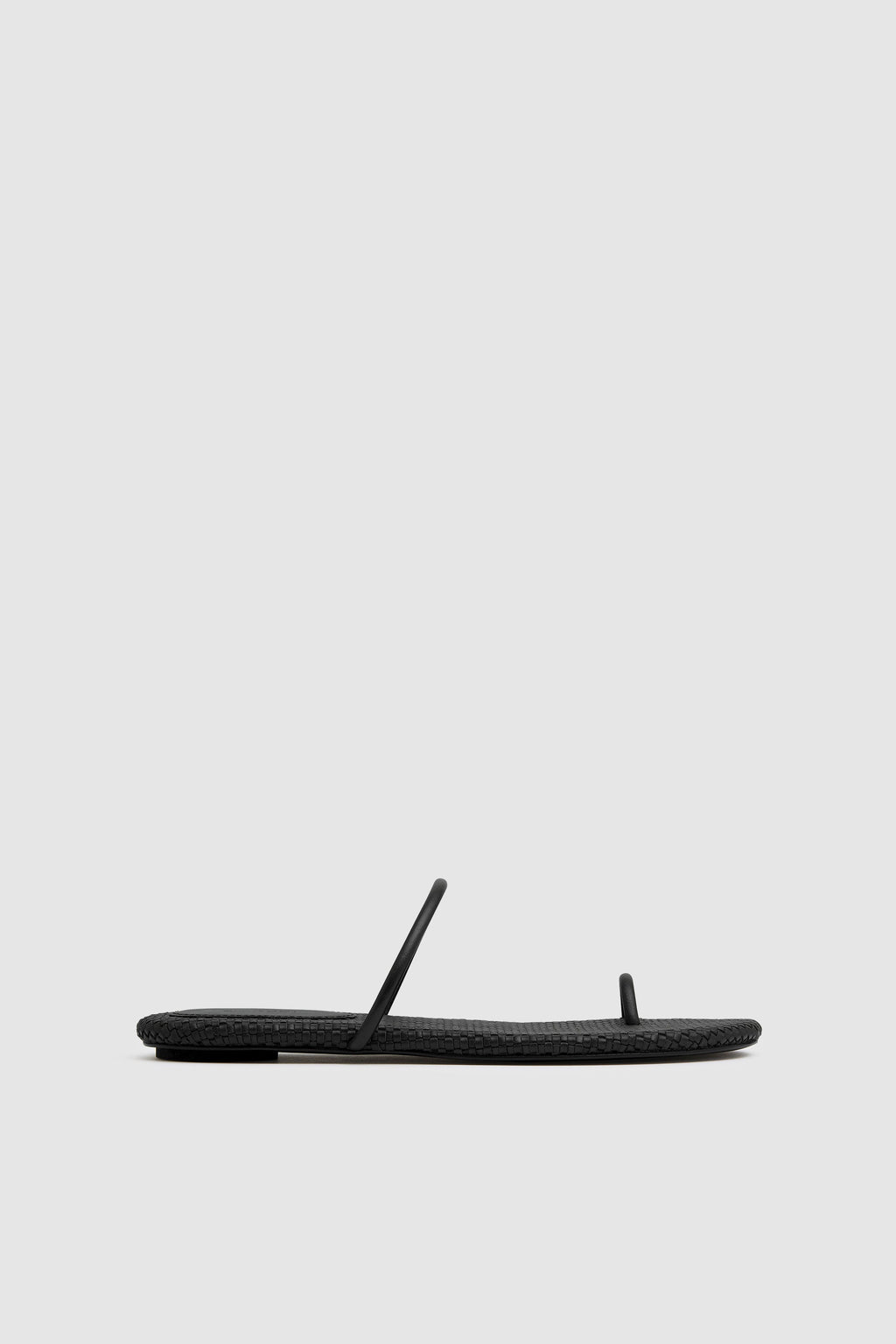 Woven Minimal Slide - Black by St. Agni