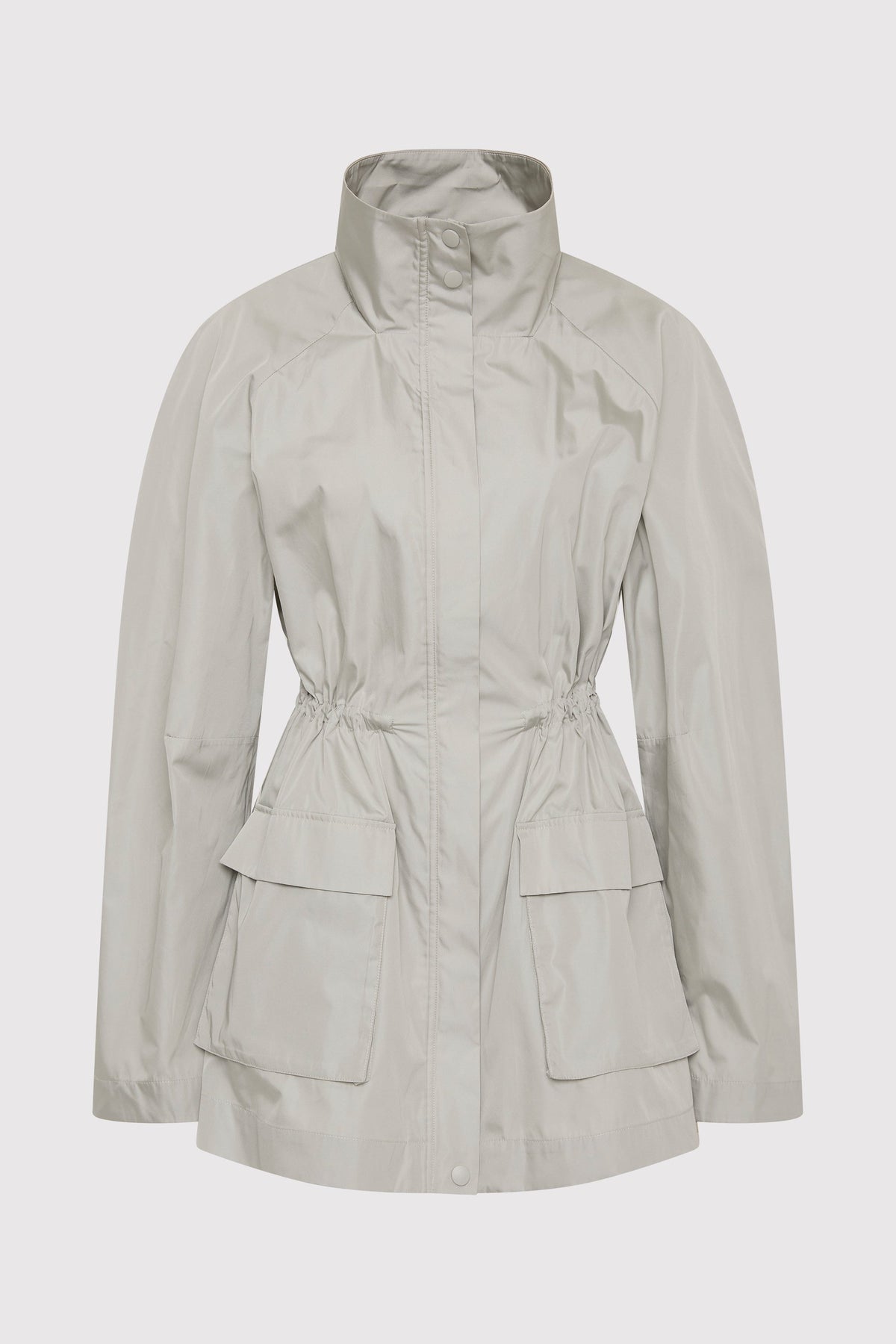 Paper Taffeta Parka - Silver