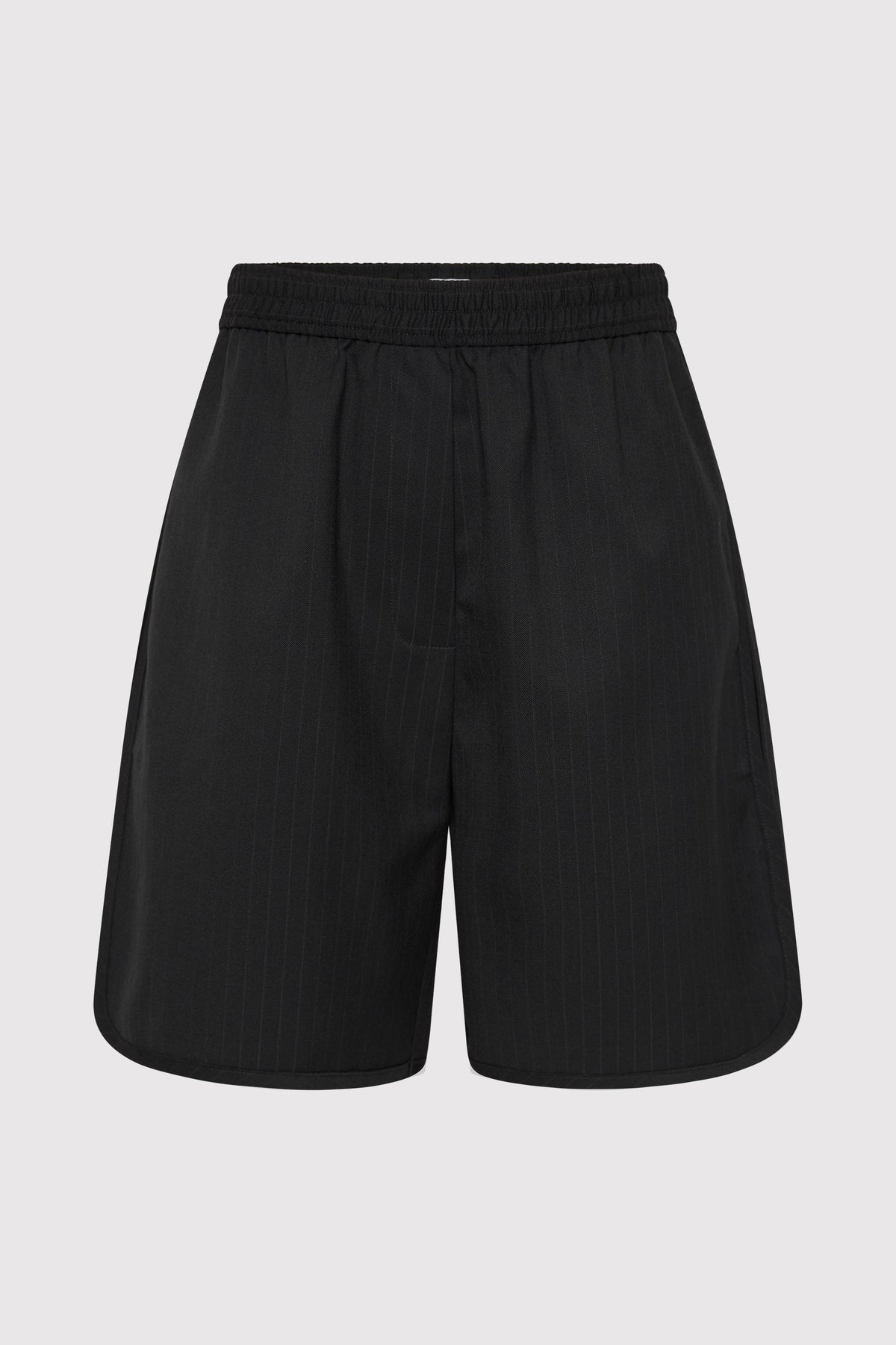 Tailored Active Shorts - Black Pinstripe