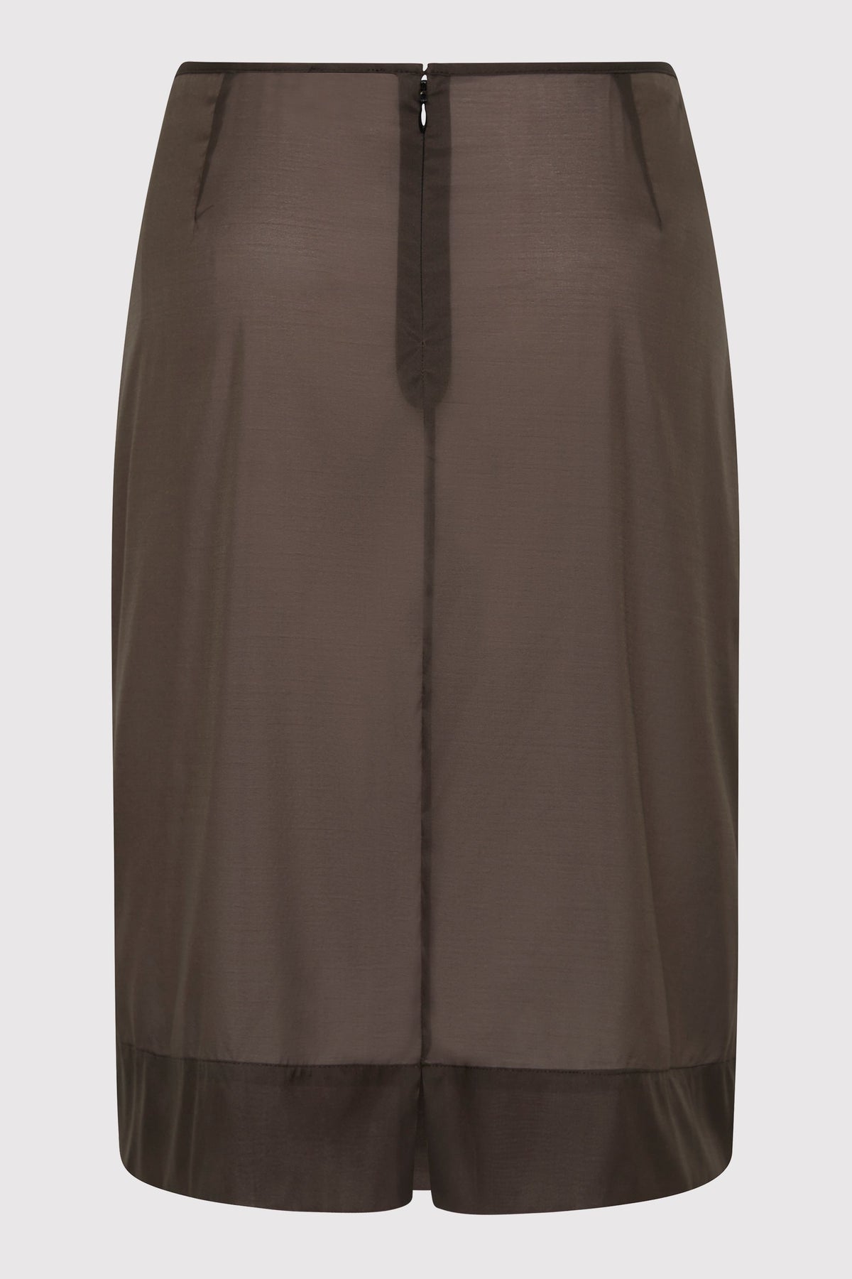 Transparent Skirt - Black Olive