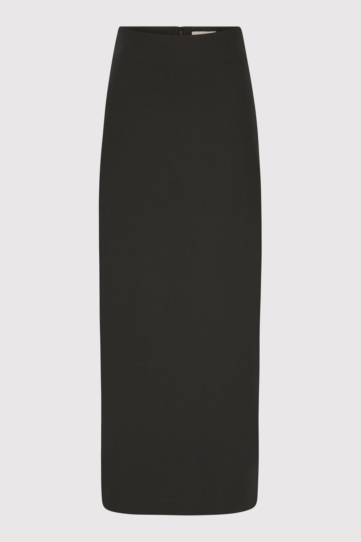 Minimal Column Skirt - Black Olive