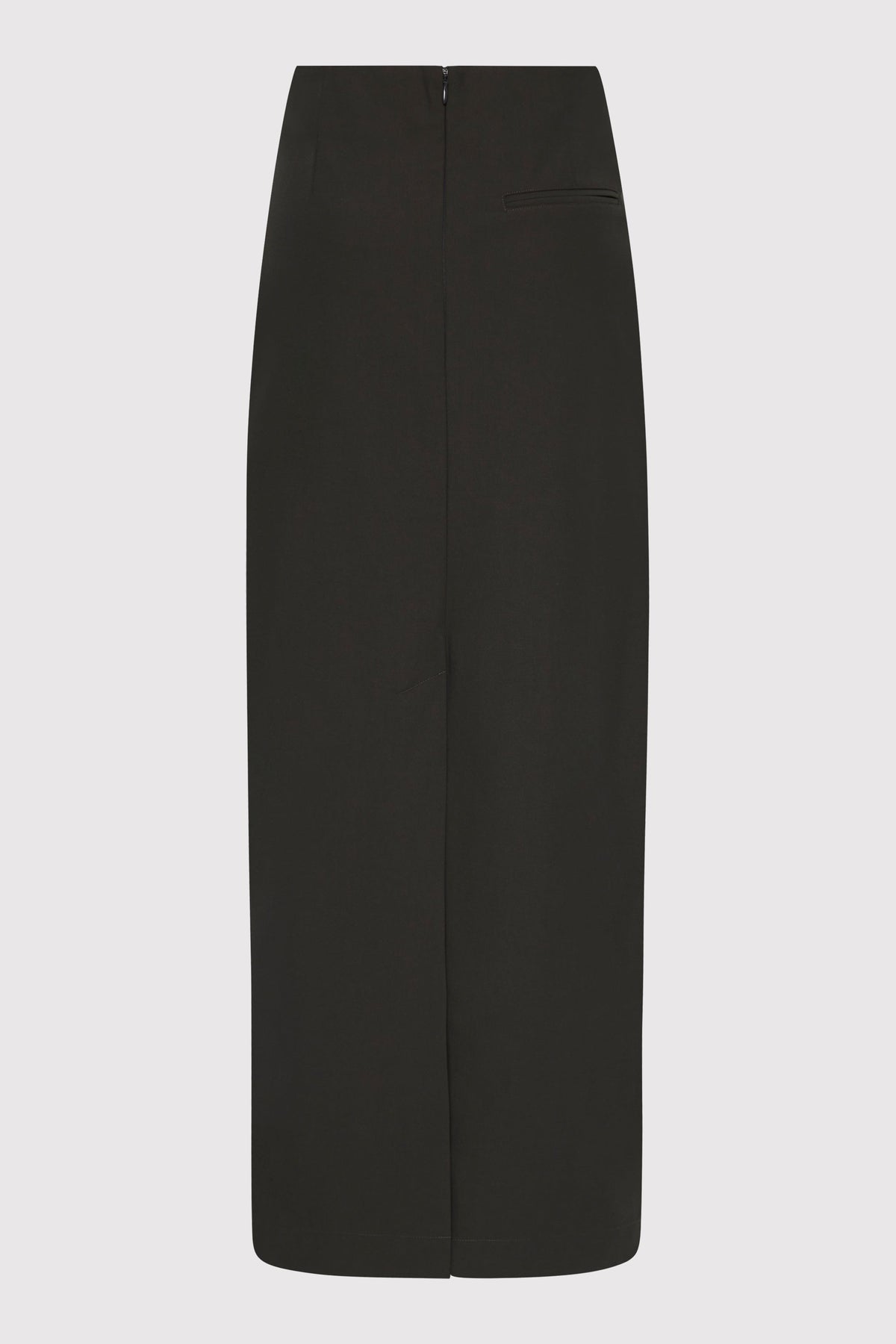 Minimal Column Skirt - Black Olive