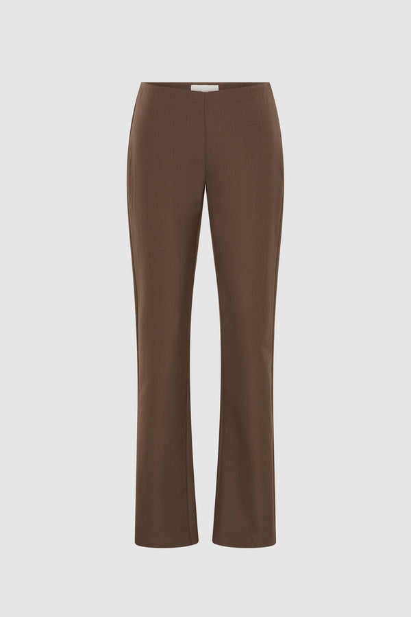 Silk Canvas 90s Minimal Pants - Mud