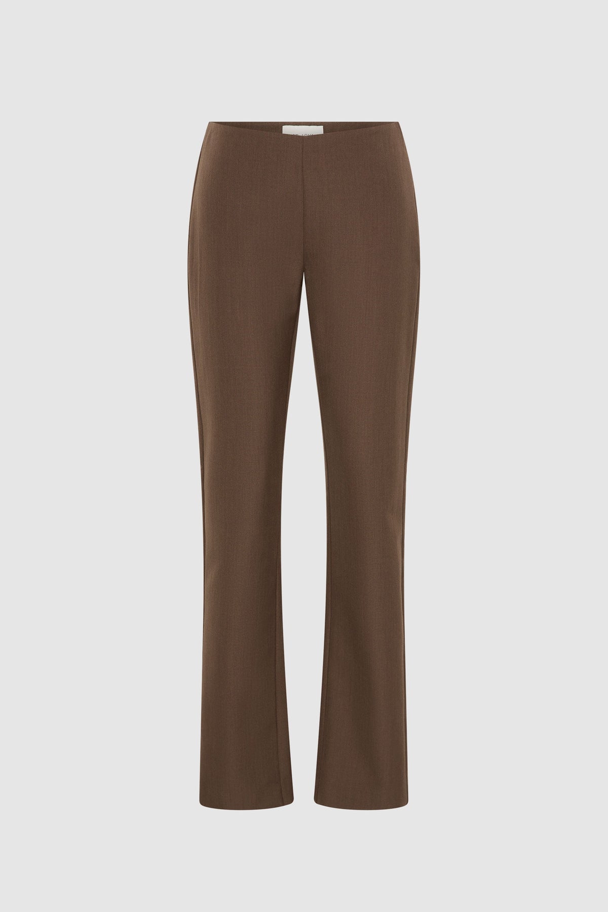 Silk Canvas 90s Minimal Pants - Mud