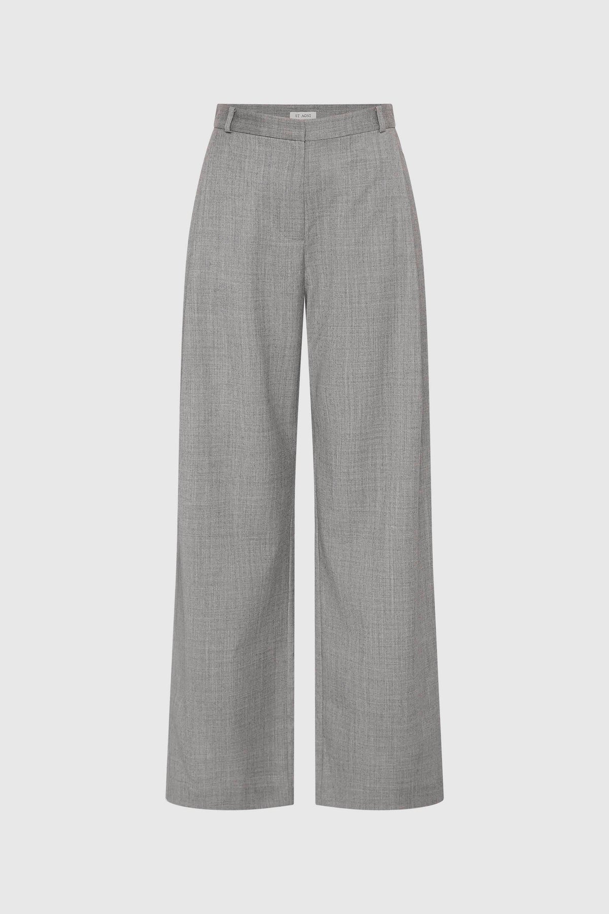 Pleat Slouch Pants - Cobblestone - Ghost