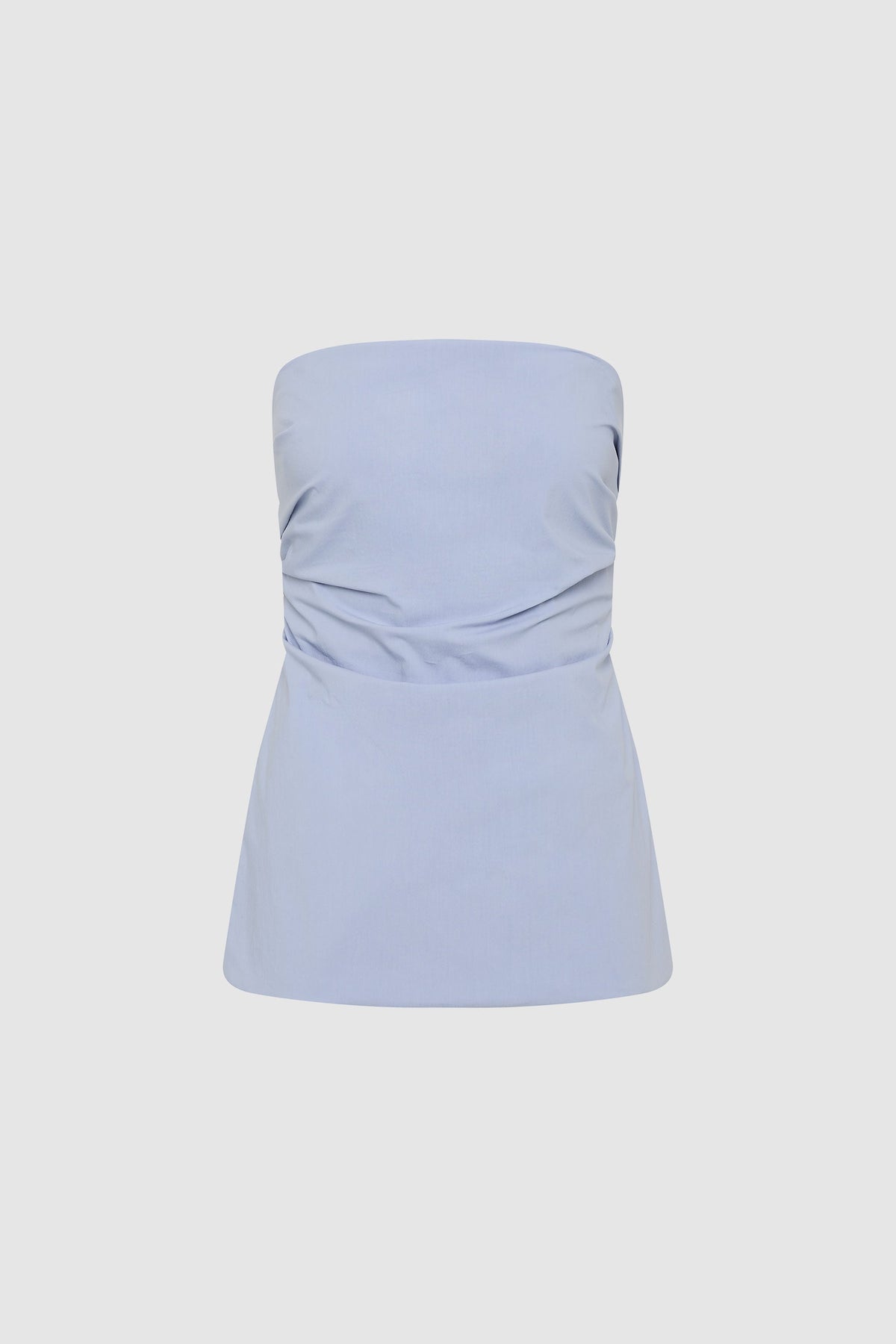 Strapless Tie Back Top - Sky