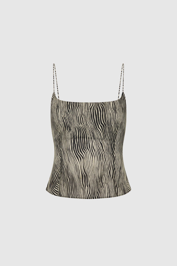 Savannah Silk Cami - Sand