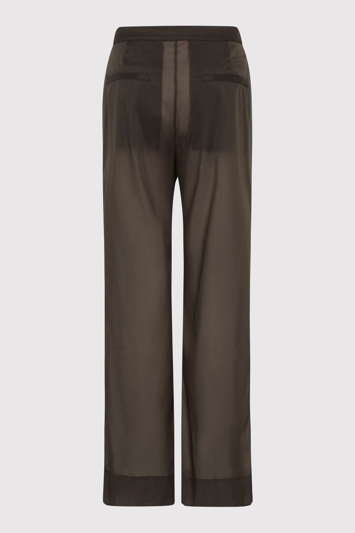 Tailored Transparent Pants - Black Olive
