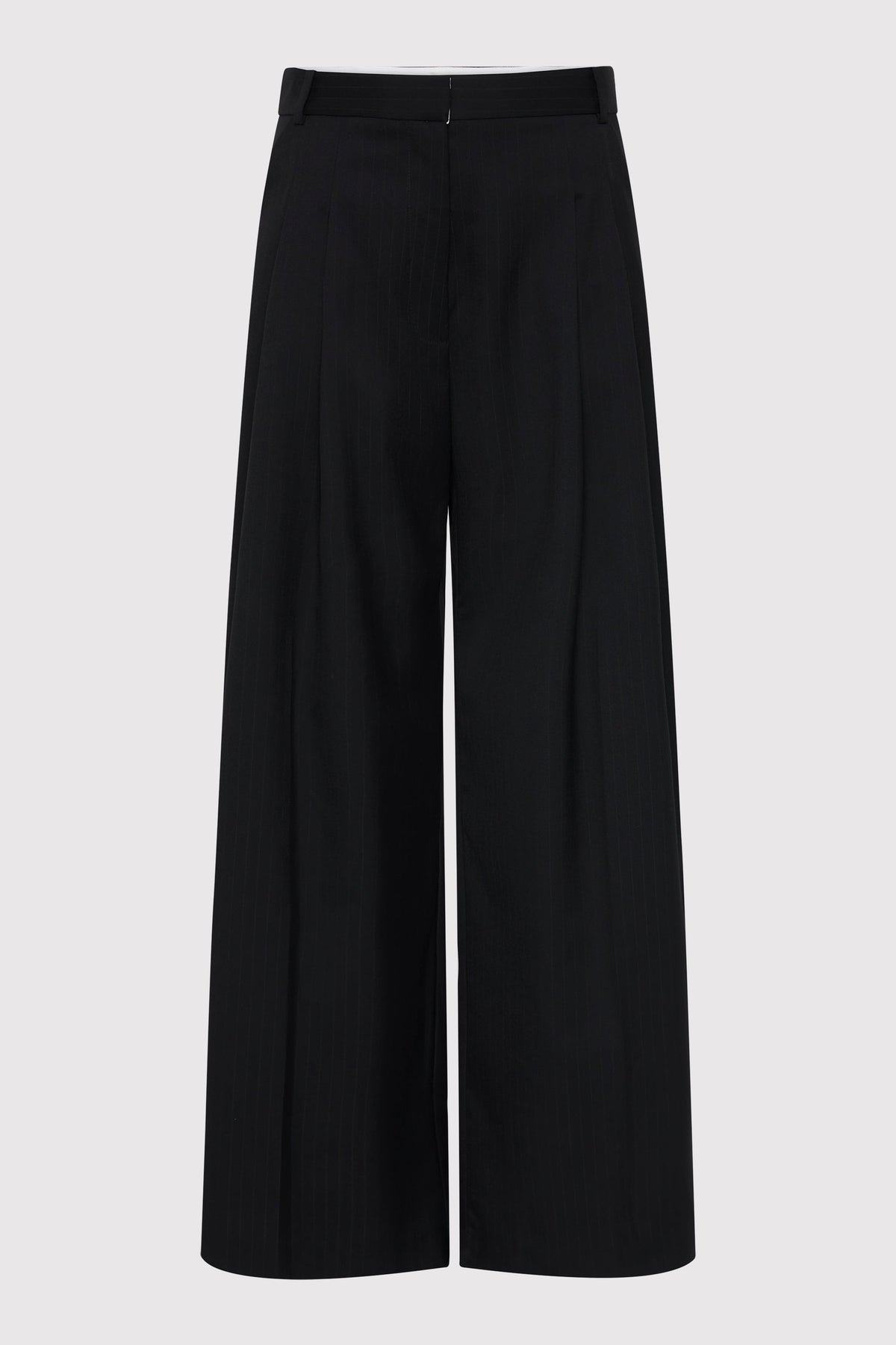Side Stripe Homme Pant - Black Pinstripe