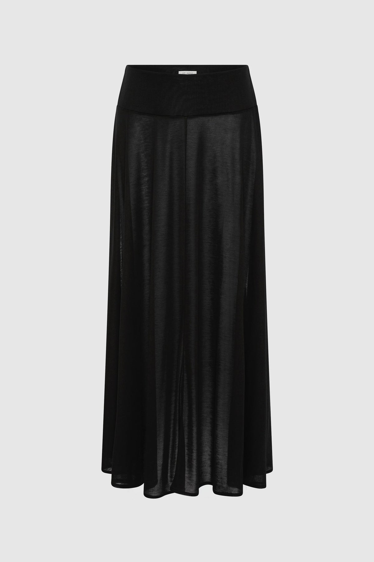 Fluid Jersey Skirt - Charcoal
