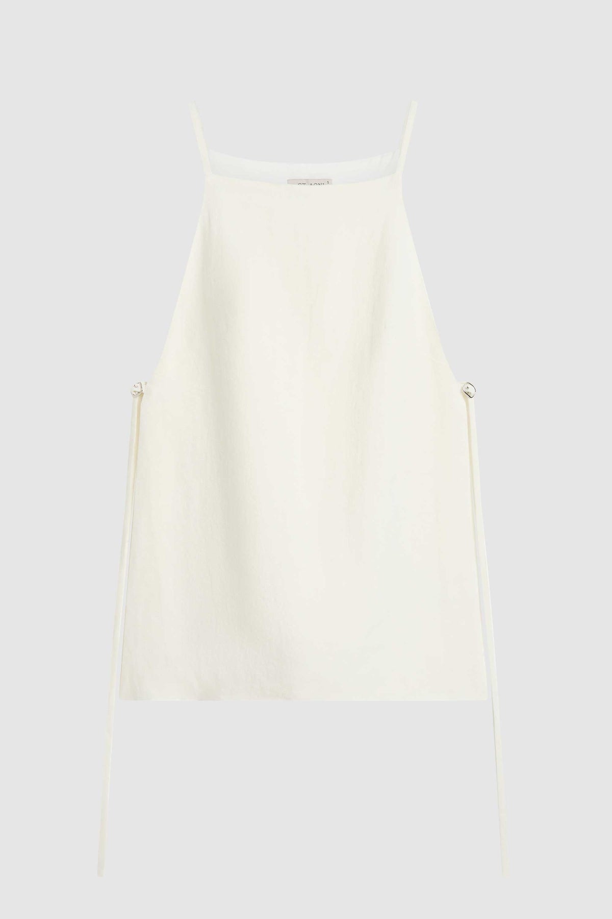 Belted Side Detail Top - Off White