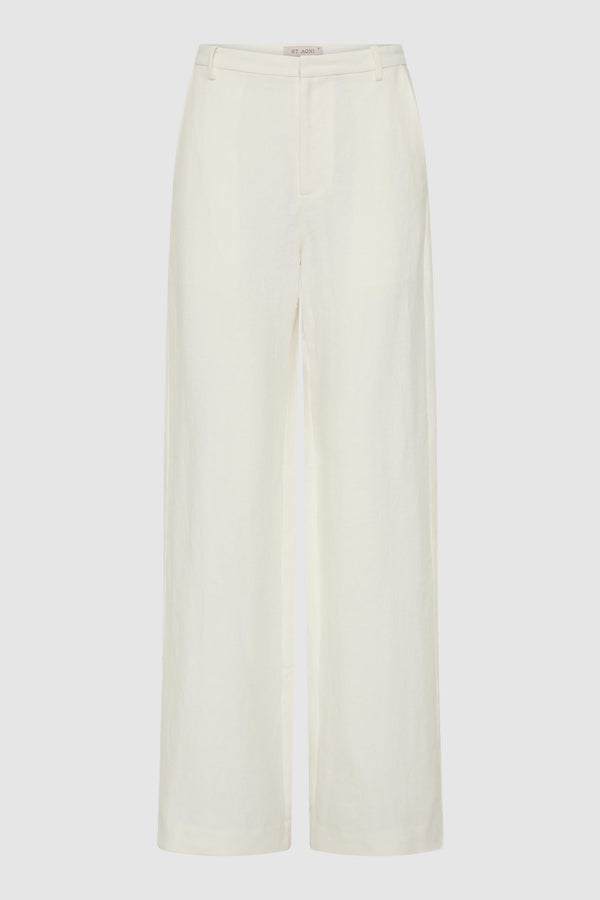 Fine Band Carter Trouser - Off White