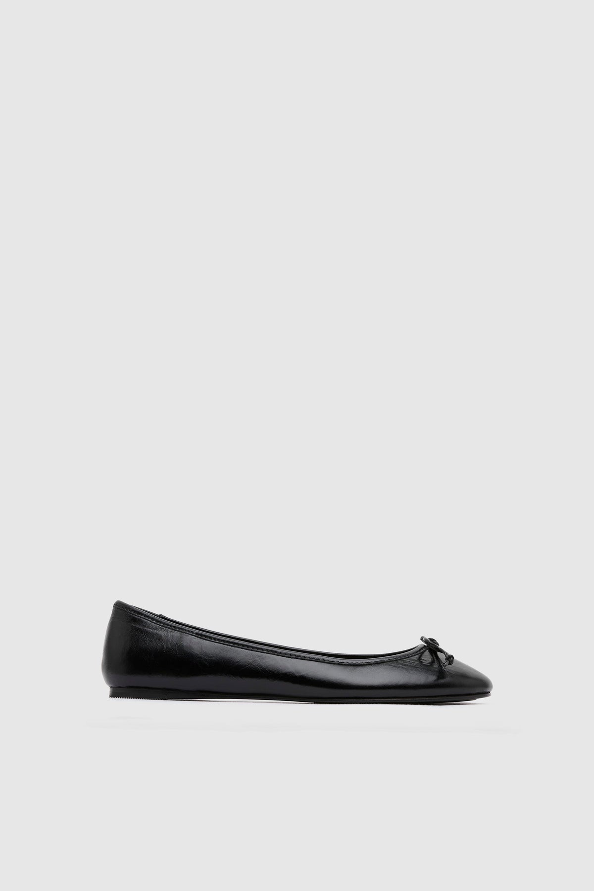 Bow Ballet Flat - Black - Ghost