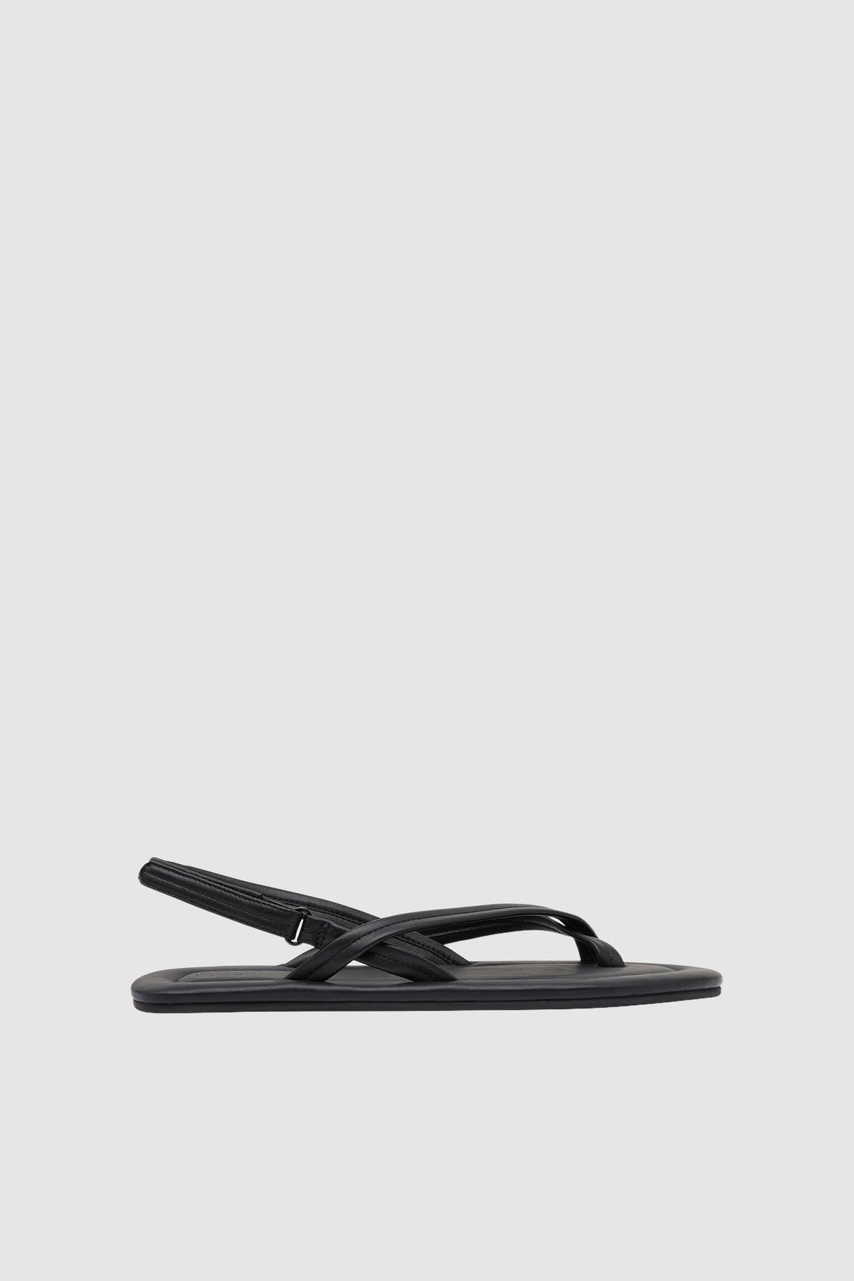 Cross Detail Sandal - Black
