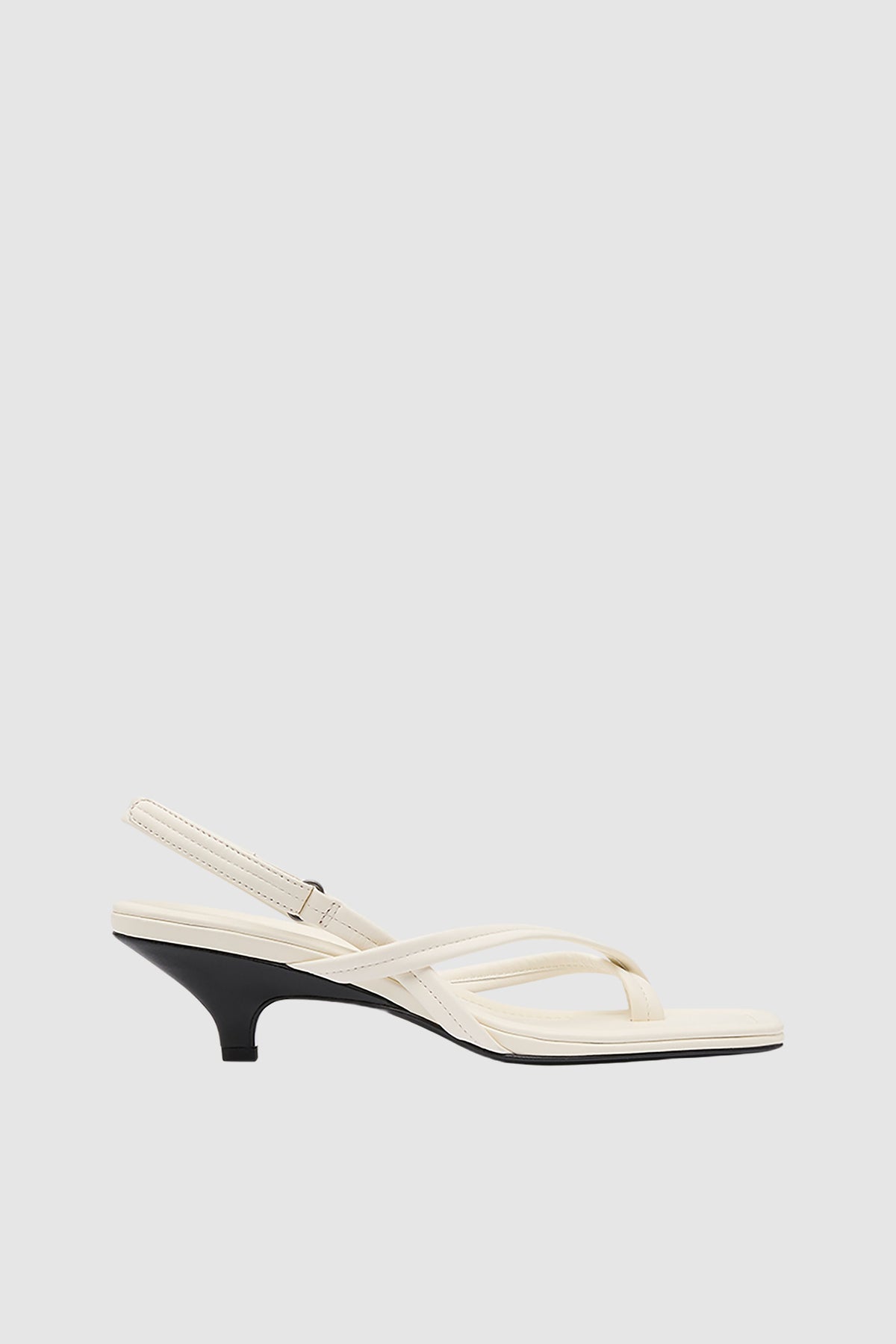 Cross Detail Heel - Off White