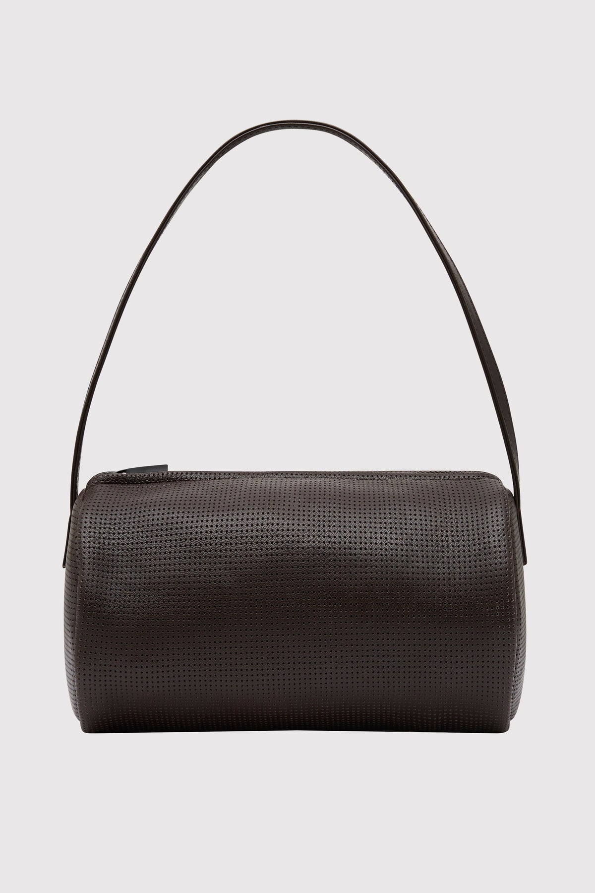 Perforated Connolo Shoulder Bag - Coffee