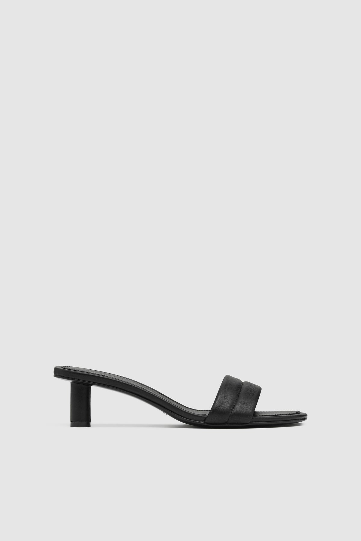 Stitch Detail Heel - Black
