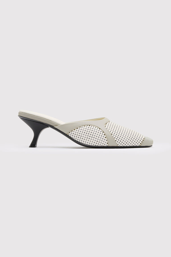 Perforated Heel - Off White