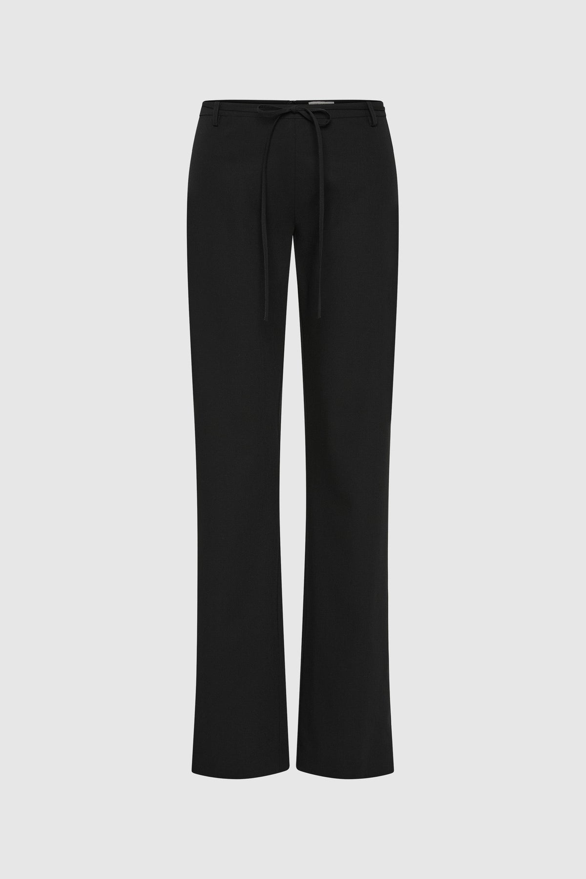 90s Rouleau Minimal Pants - Black