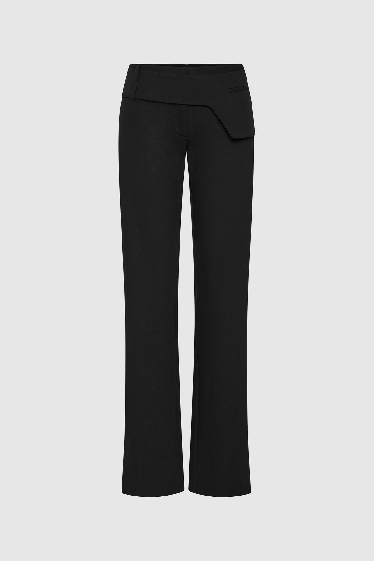 Belt Detail Pants - Black