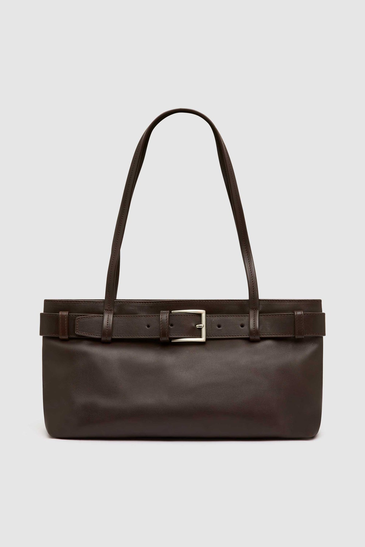 Belt Detail Baguette - Coffee