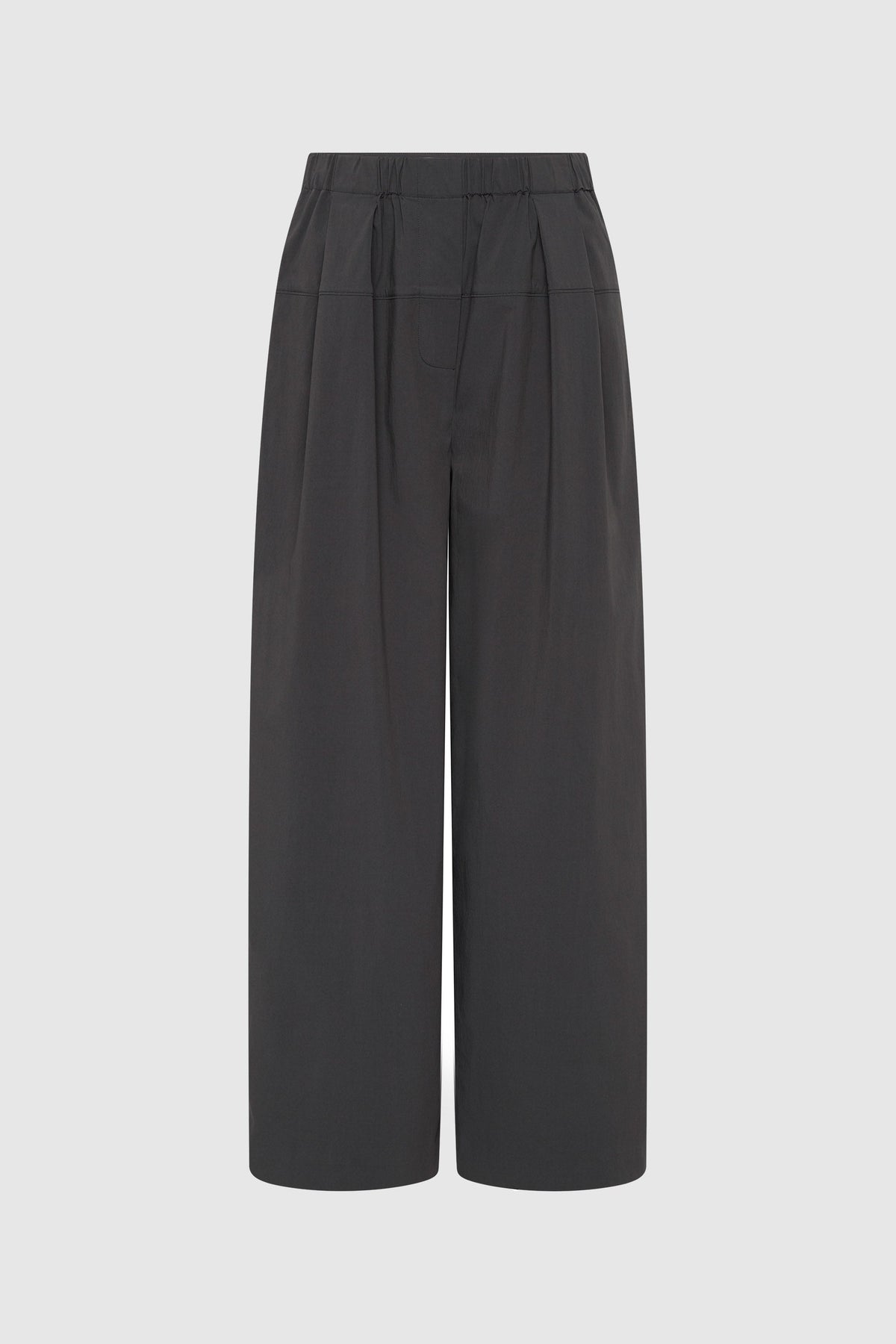 Relaxed Pleat Pants - Iron Glaze