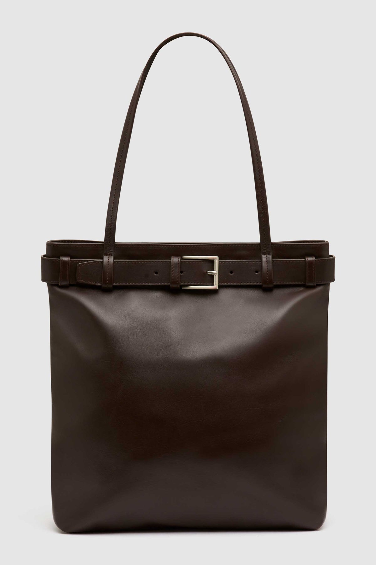 PRE-ORDER: Belt Detail Tote - Coffee