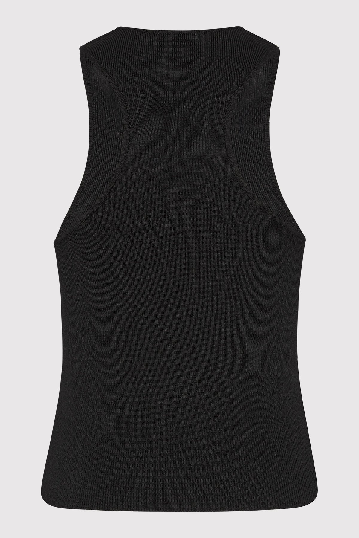 Sculpted Knit Top - Black