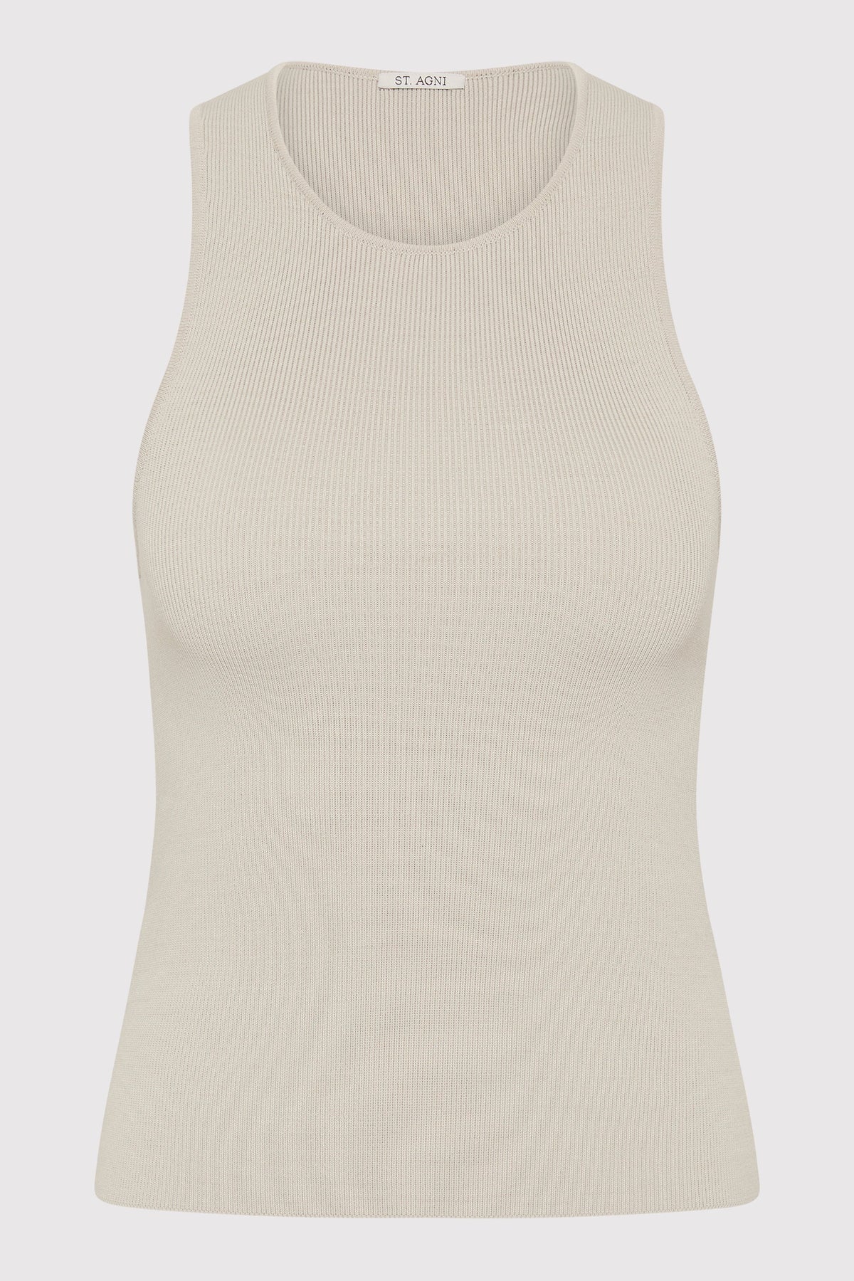 Sculpted Knit Top - Silver