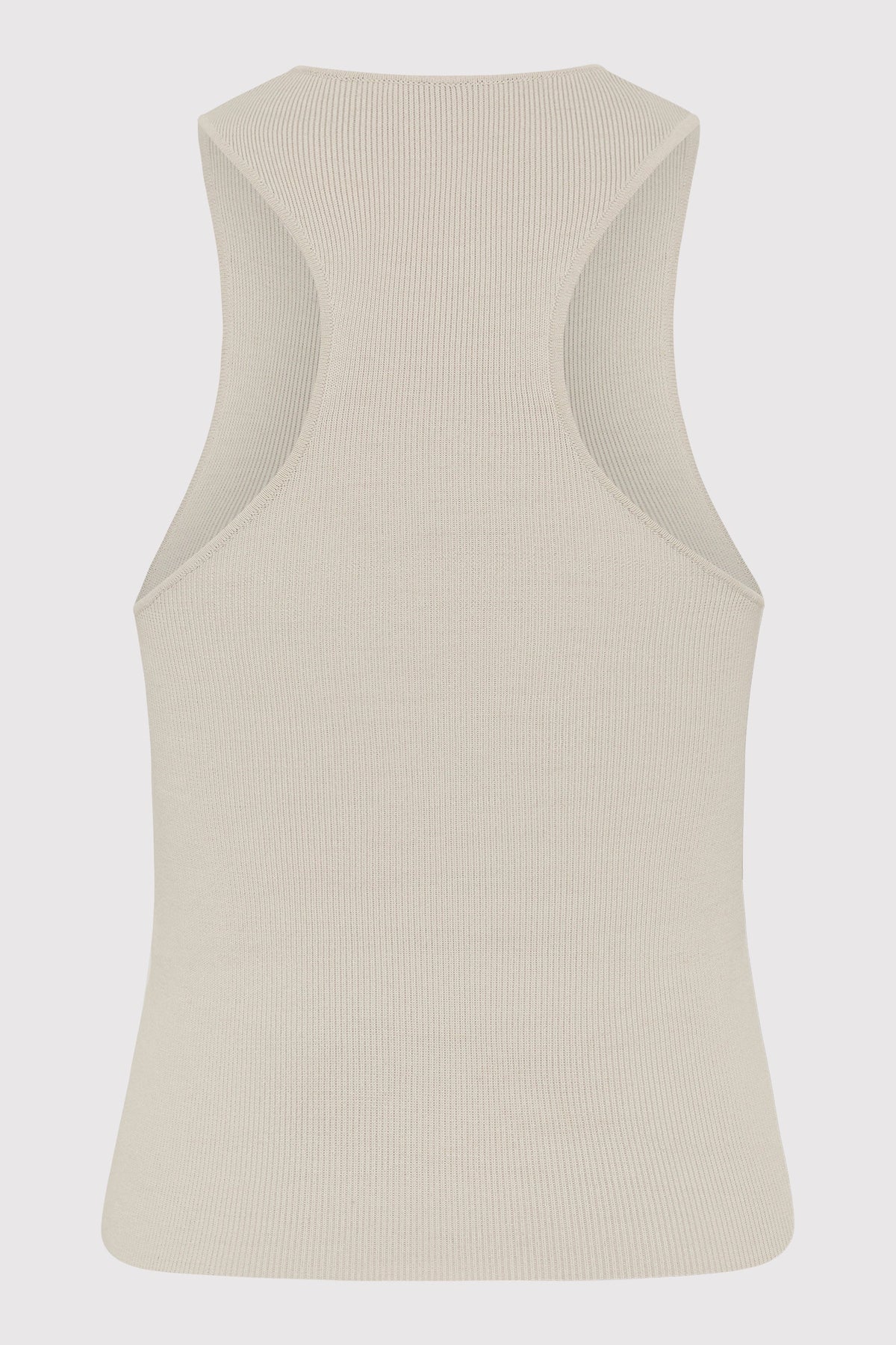 Sculpted Knit Top - Silver
