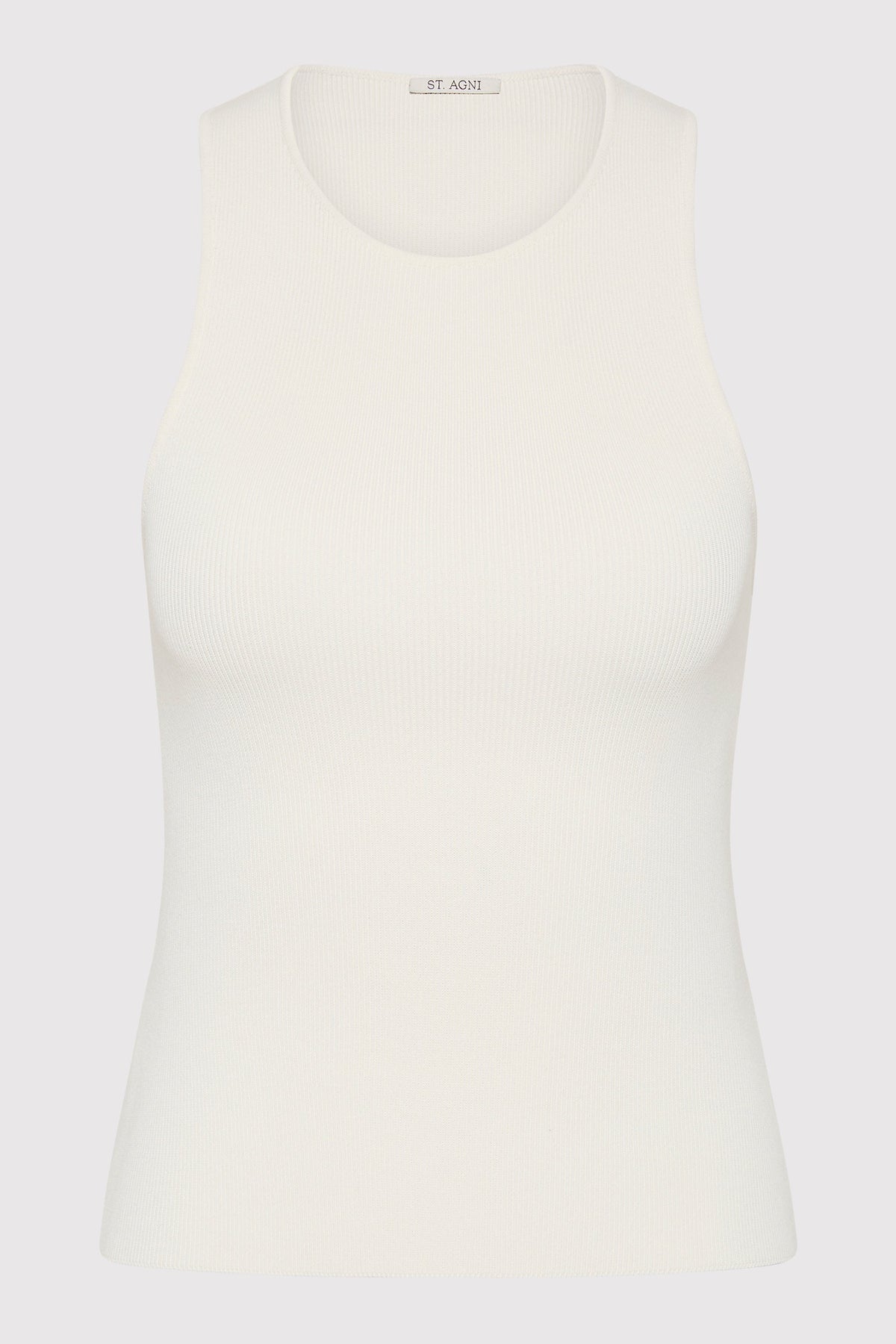 Sculpted Knit Top - Off White