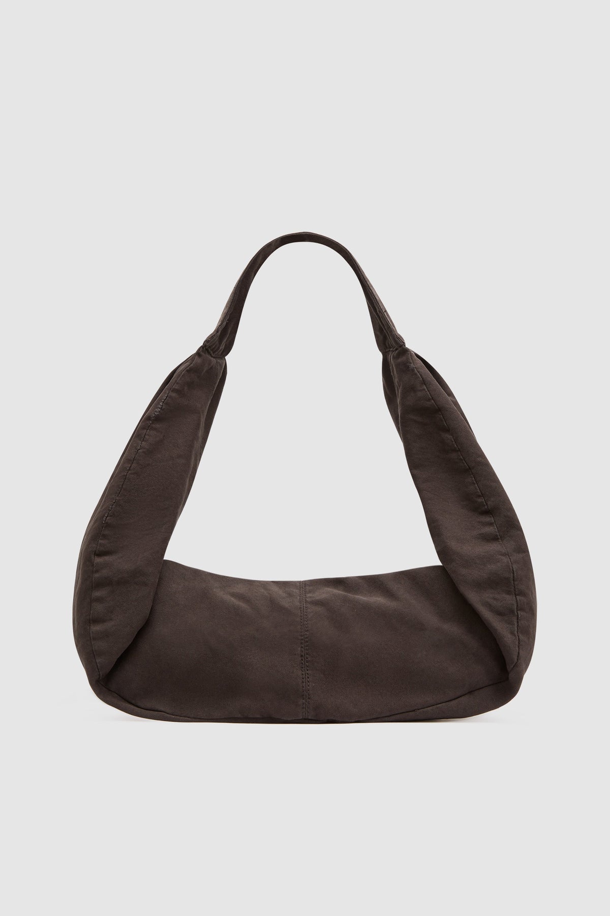 Canvas Large Crossbody Bag - Ash