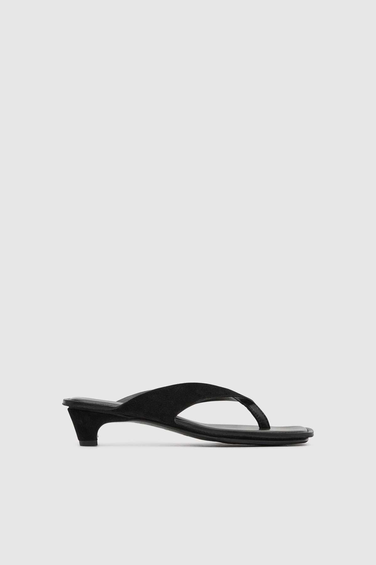 Suede Opanka Heel - Black
