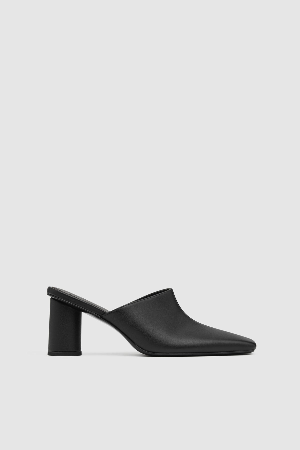 Clog Cylinder Heel - Black