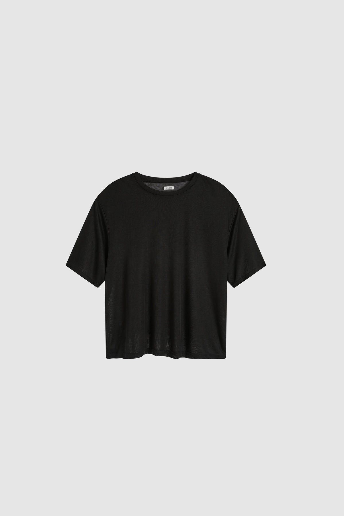 Fine Jersey Relaxed Tee - Black