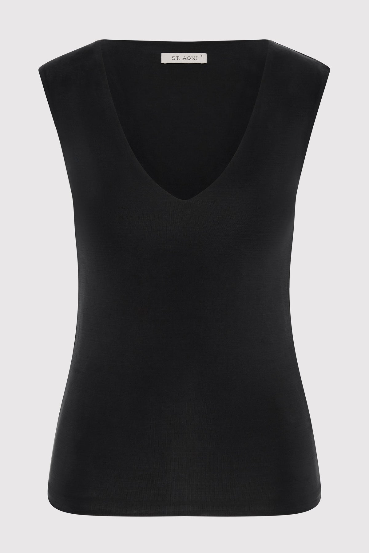 90s Cupro Top - Black
